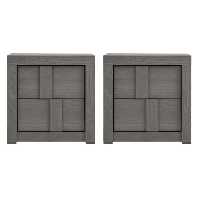 Set de 2 Buros Jazz - Gris