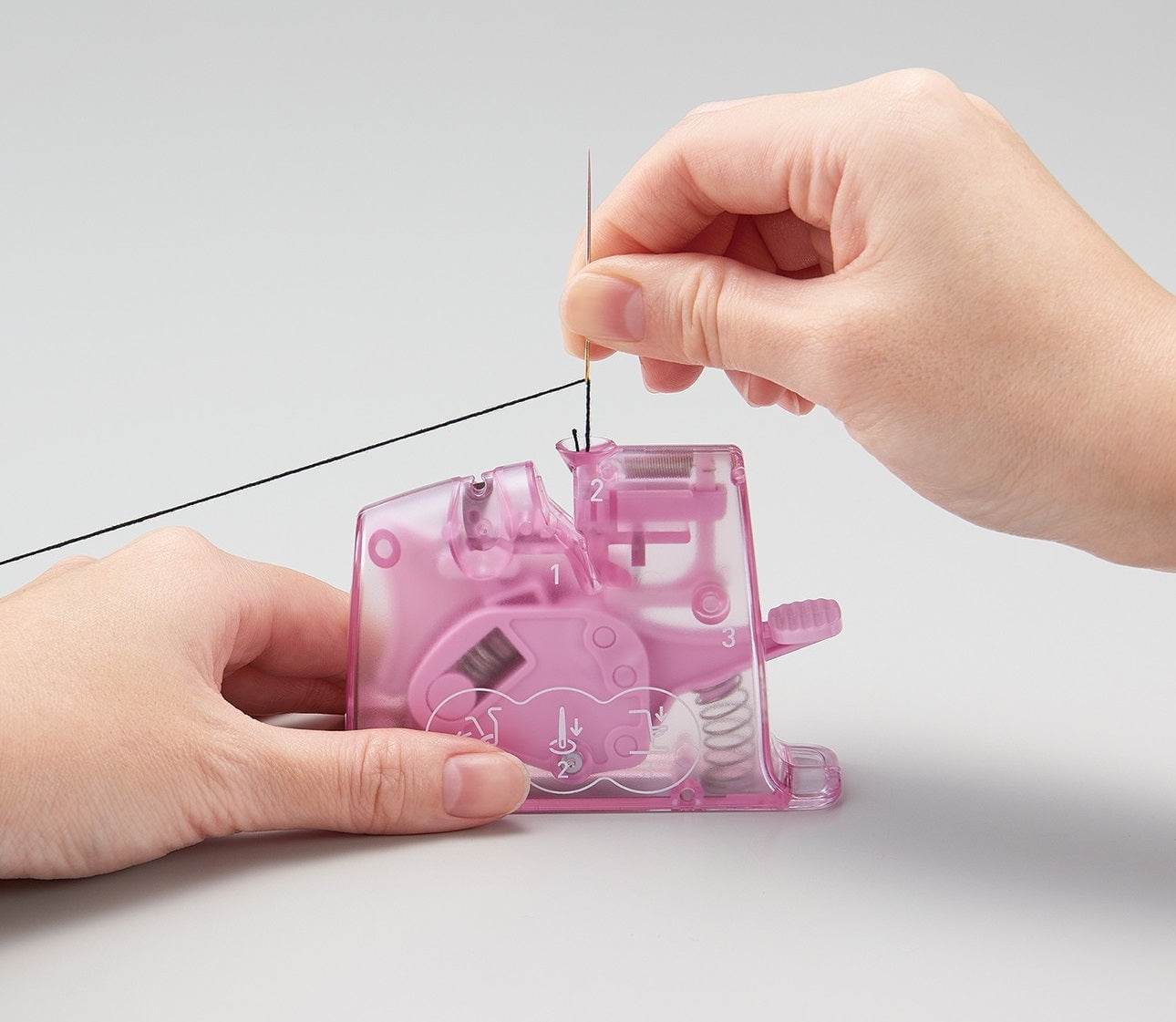 Quick Desk Needle Threader-Purple