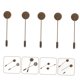 thumbnail image 5 of unbranded 10Ud Base De Lapel Pin Redonda En Aleación Café Para Proyectos De Joyería DIY, 5 of 8