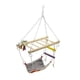 thumbnail image 2 of Jaula para pájaros, hamaca, juguete para pájaros, estable de y juego para loros, escalera colgante para mascotas, periquitos torto, 2 of 9