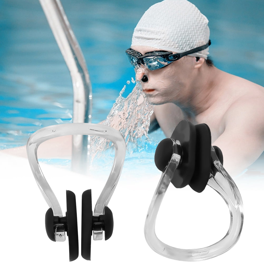 5pcs/set Swimming Nose Clip Silicone Swim Training Protector Plug For Swim Sport 