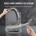 thumbnail image 6 of BARONAGEOne-Piece Toilet, 1.1/1.60 Gpf Water-Saving Dual Flush Extended Comfort Height Floor-Standing, Standard Size Toilet With Soft-Close Seat, Grey, 6 of 12
