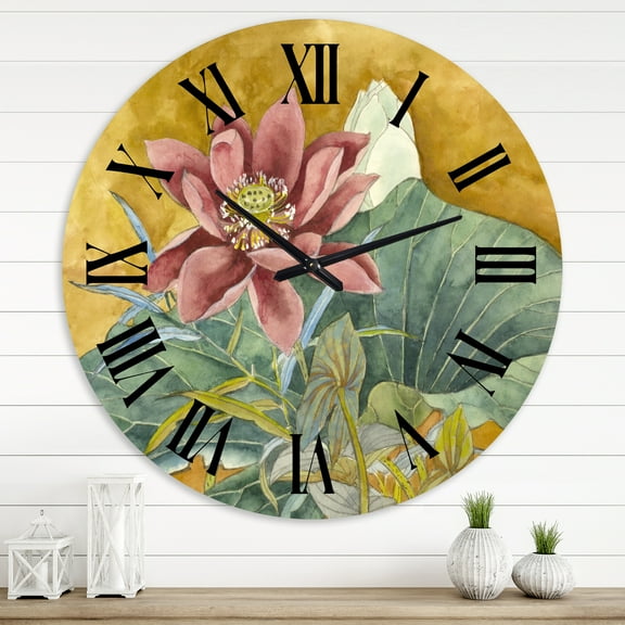 Designart 1 in Quartz Traditional Wall Clock