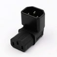 thumbnail image 6 of Toptekits IEC C14 to C13 Power Adapter, PDU Plug/Socket IEC320 C14 to Up 90 Degree C13 Power Convertor for LCD Wall Mount TV(C14 to Up C13), 6 of 7