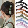 thumbnail image 1 of HSHDLDF Hold Everything Hair Claw Clips Perfect for Thick and Thin Hair Straight, Wavy and Curly Strong Clip,Non-Slip 7 Colors Double Row Teeth Hair Claw Clips With 52 teeth., 1 of 7