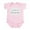 Petal Pink, variant on - I'm Training To Be A White Water Rafter Infant Bod - Baby Light Bodysuit, Size Newborn - 24 Months