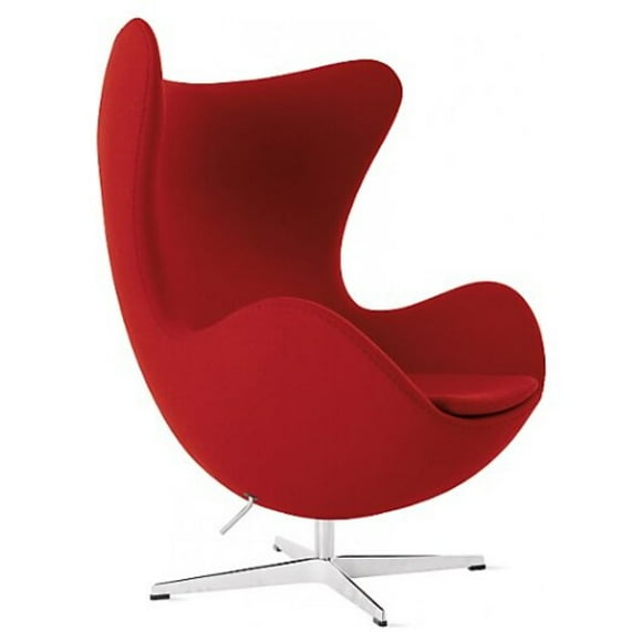CHAIR RED FABRIC - FRENCH