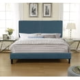 thumbnail image 2 of Uspridefurniture Shunk Panel Upholstered Polyester Blend Platform Bed-Queen, 2 of 2