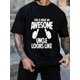 thumbnail image 1 of THIS IS WHAT AN AWESOME UNCLE LOOKS LIKE Print Men's Fashion Comfy Breathable T-Shirt, New Casual Round Neck Short Sleeve Sports Tee For Spring Summer Men's Clothing Tee For Adult, Men, Women, Teen,, 1 of 6