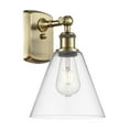 thumbnail image 5 of Innovations Lighting  Berkshire Glass - 1 Light 8" Sconce Clear/Matte Black, 5 of 5