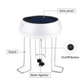 ammoon Solar Wiggler for Bird Bath, Fountain with Battery Backup