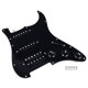 thumbnail image 1 of Electric Guitar Pickguard Plastic and Mental Electric Guitar Loaded Pickguard with Pickup SSH15 Black, 1 of 4