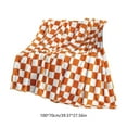 thumbnail image 3 of Checkered Flannel Blanket under $5! Yrmaups Checkered Flannel Blanket, Black and White Squares Pattern Throw Blanket, Soft Bed Sofa Cover Blanket, Warm Cozy Blanket for Couch, Bed, Gift, 3 of 6