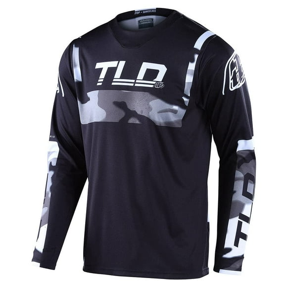 Troy Lee Designs GP Brazen Camo Jersey - Motocross Dirt Bike ATV Enduro Dual Sport Racing Off Road Equipo de equitación de manga larga - Adulto hombre (Gris MD)