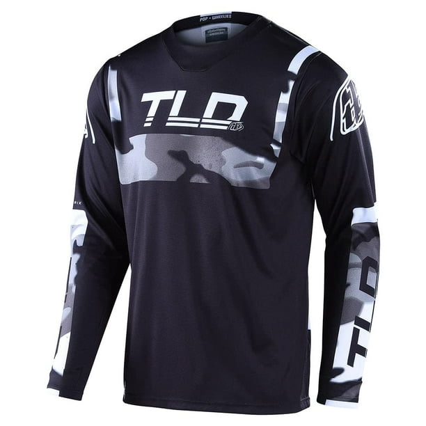 Troy Lee Designs GP Brazen Camo Jersey - Motocross Dirt Bike ATV Enduro Dual Sport Racing Off Road Equipo de equitación de manga larga - Adulto hombre (Gris MD)