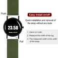 thumbnail image 5 of Uxcell Silicone Watch Band 20mm Rubber Watch Strap with Electroplated Stainless Steel Buckle for Men Women, Green, 5 of 6