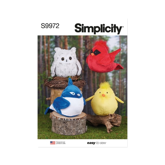Simplicity Paper Sewing Pattern 9972 - Toys