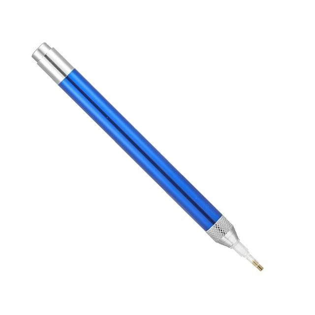 Billuyoard Herramienta de pintura luminosa, pegatina de punto de cruz, iluminación, suministros para el hogar, bolígrafos de perforación de Artesanía Azul