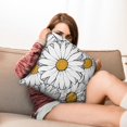 thumbnail image 7 of Elevate Your Outdoor Decor with Modern Boho Blue Linen Throw Pillow Covers - 16x16 inch Set of 2 Cushions Perfect for Couch, Sofa, Living Room, 7 of 7