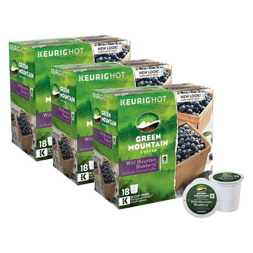 Green Mountain Coffee Wild Mountain Blueberry 18 Count K