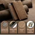 thumbnail image 5 of TECH CIRCLE for Google Pixel 8 2023 Phone Cover,Retro Classic Fashion Shockproof Full Protective Case Magnetic Closure Folding Card Slots Stand Wallet Shell for Google Pixel 8 6.2" 2023, Brown, 5 of 11