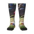 thumbnail image 2 of Lsque Pikmin Printed Crew Socks Men's Women's LightWeight Thin Casual Calf Socks ,Knee High Socks,Cotton Socks, 2 of 9