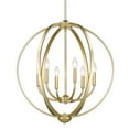 thumbnail image 4 of Golden Lighting 3167-6 OG Colson 6 Light Chandelier, Olympic Gold, 4 of 4
