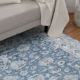 thumbnail image 1 of Banburry Ocean Blue and Ivory Woven Area Rug, 1 of 8