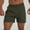 Army Green, variant on Hvot&aat Men's Athletic Running Shorts Quick Dry Workout Gym Shorts with Zipper Pocket Hiking Tennis Wide Leg Shorts