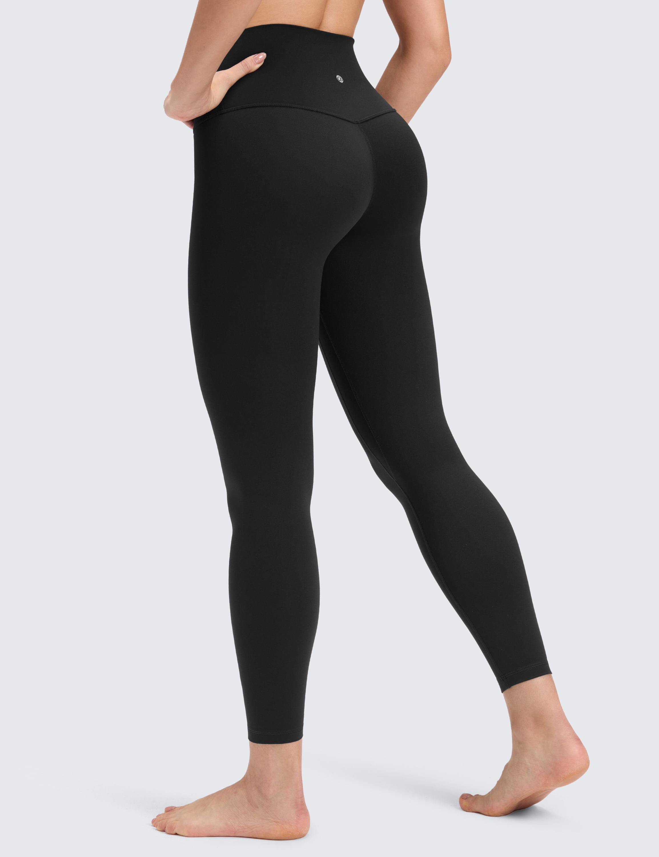 CRZ YOGA Butterluxe No Front Seam Yoga Leggings 25" High Waisted Womens Lounge Pants Workout