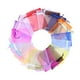 thumbnail image 4 of 100 piezas Bolsas de organza transparentes Bolsas de gasa con cordón Bolsas de joyería Bolsas de embalaje Bolsas de regalo Bolsas de dulces portátiles Color mezclado, 4 of 5