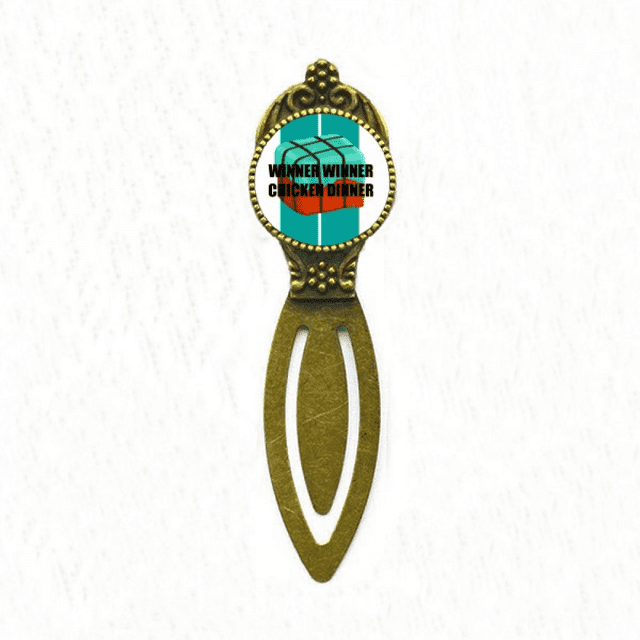 Winner Winner Chicken Winner Bookmark Retro Office Label Page Marker