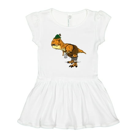 

Inktastic T-Rex King of Oktoberfest Gift Toddler Girl Dress