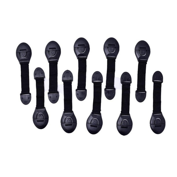 Set 10 Seguros Bebe Para Cajones Puertas Seguridad Dara Baby Acc0012