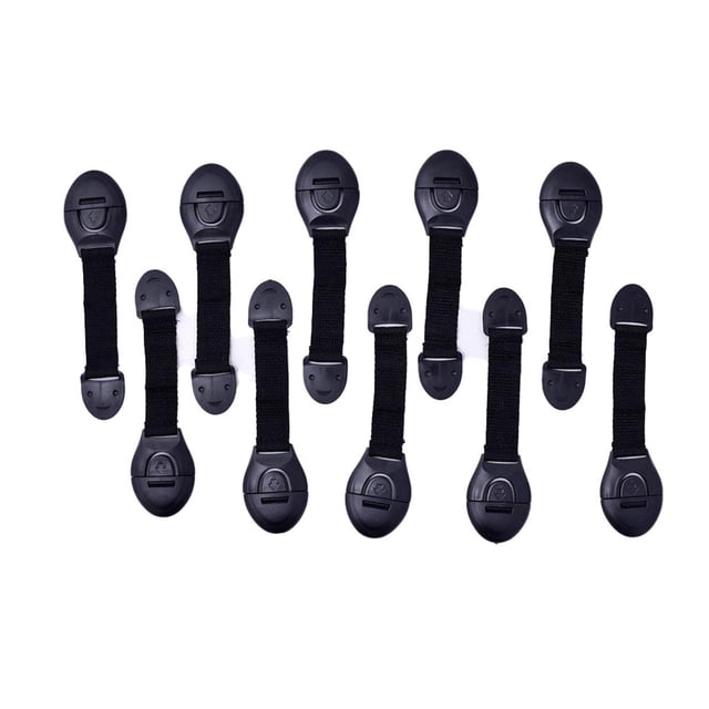 Set 10 Seguros Bebe Para Cajones Puertas Seguridad Dara Baby Acc0012