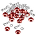 thumbnail image 2 of Almencla Vis de Rondelle de Pare-Chocs en Aluminium Rouge pour Baie Moteur, 2 of 8