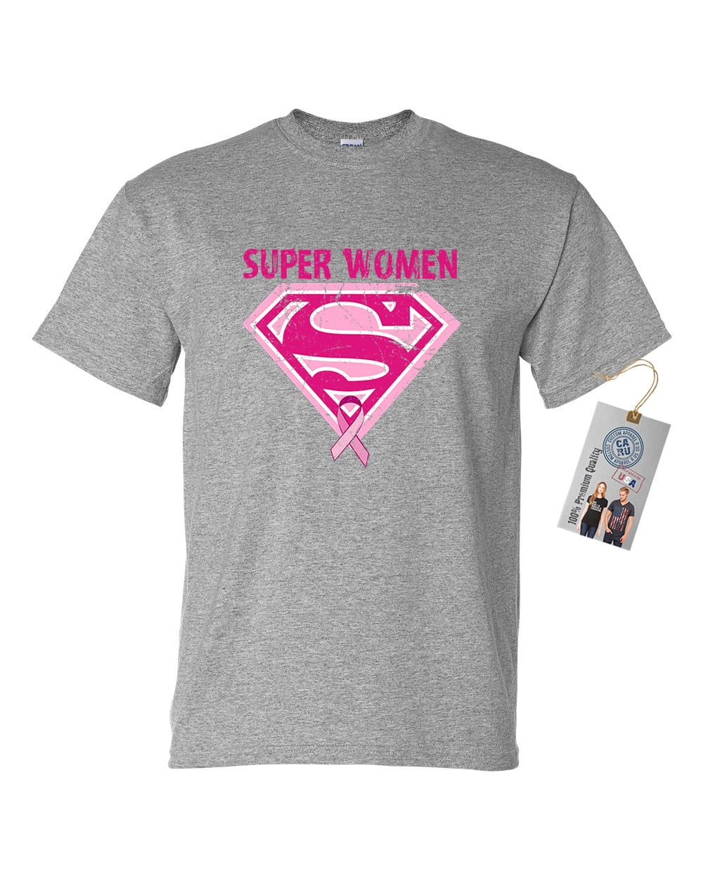 superwoman breast cancer shirt