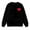 A-Black253, variant on XIAOCHA Men Sweatshirt Valentine Loose Long Sleeve Crew Neck Sweatshirts Soft Comfortable Heart Patch Print Daily Casual Top