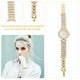 thumbnail image 2 of FELTECHELECTR Reloj creativo de diamantes para mujer, reloj de diamantes dorados, reloj de diamantes de imitación para mujer., 2 of 4