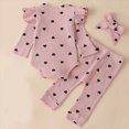 thumbnail image 5 of HCNTES Baby Girl Clothes Winter Newborn Baby Girl Clothes Outfits Infant Romper Ruffle Floral Pants Cute Toddler Baby Girl Clothes Set, 5 of 7