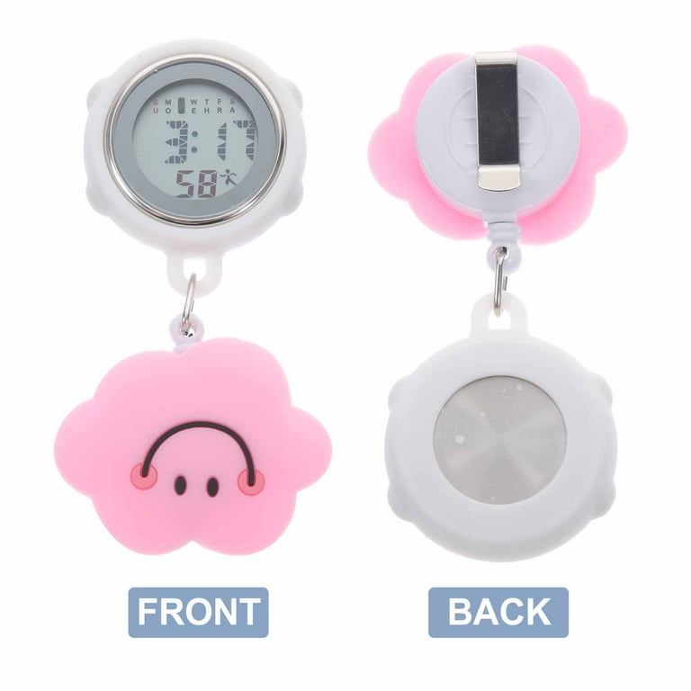 Pocket Watch Hanging Fob with Label Chronograph Watches for Men Digital Girls Gift Nursing Lapel Nurses Man