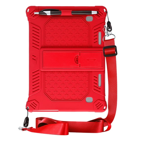 ACDANC 10.1 Inch Android Tablet Case,Shockproof Silicone for 10.1 Tablet Case,Strong Absorption Tablet Case,Red