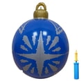 thumbnail image 1 of FLhrweasw Con Inflables Navideños 60 Cm Decoraciones para Árboles Navidad (copo Nieve Azul), 1 of 6