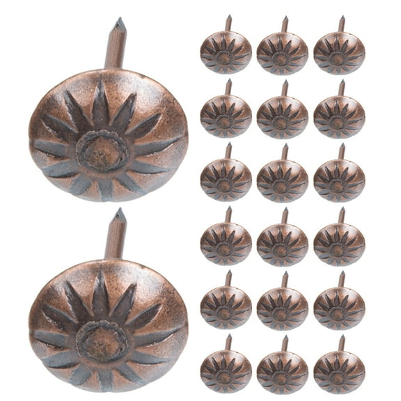 LOLIPPYY 1000 Pieces Light Brown Upholstery Nails for Sofa and Headboard Decorative Use