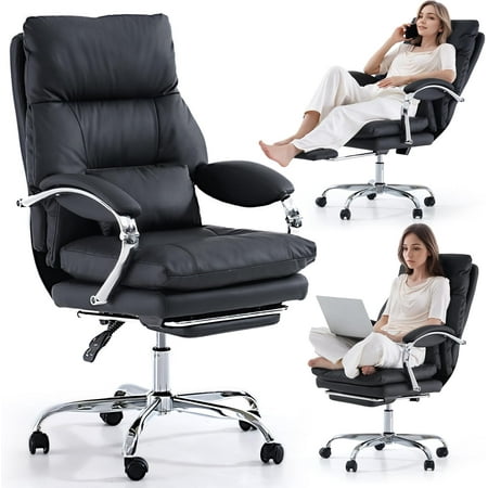 office chair with foot rest product