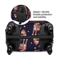 thumbnail image 4 of Lsque Leopard Print Printed Luggage Cover, Travel Luggage Protector,Scratch and Dirt Resistant, Fits 18-32 Inch Luggage - Large, 4 of 9