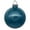 Baby Blue, variant on Vickerman 4" Clear Ball Christmas Ornament with Plum Glitter Interior, 6 Pieces per bag
