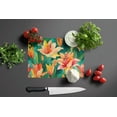thumbnail image 5 of Lilies in Watercolor Glass Cutting Board Large 12 in x 15 in, 5 of 5
