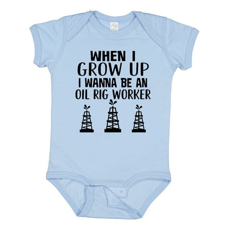 

Inktastic Future Oil Rig Worker Gift Baby Boy or Baby Girl Bodysuit