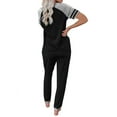 thumbnail image 2 of Women Casual Sweatsuit Pullover Sweatpants Sport Outfits Jogger Set with Drawstring, 2 of 5